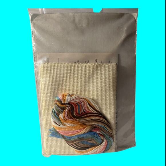 Vtg Jiffy Cross Stitch Kit Sampler Friend Is A Treasure And Comfort 7x5 1992 - Picture 3 of 8